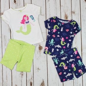 baby girl summer pjs